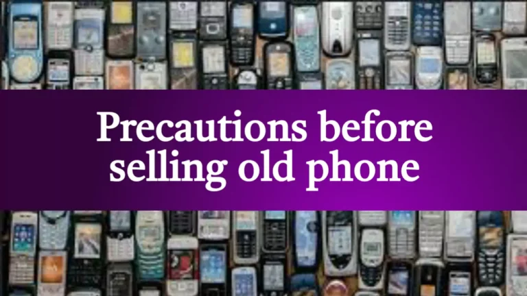 Old phone selling tips